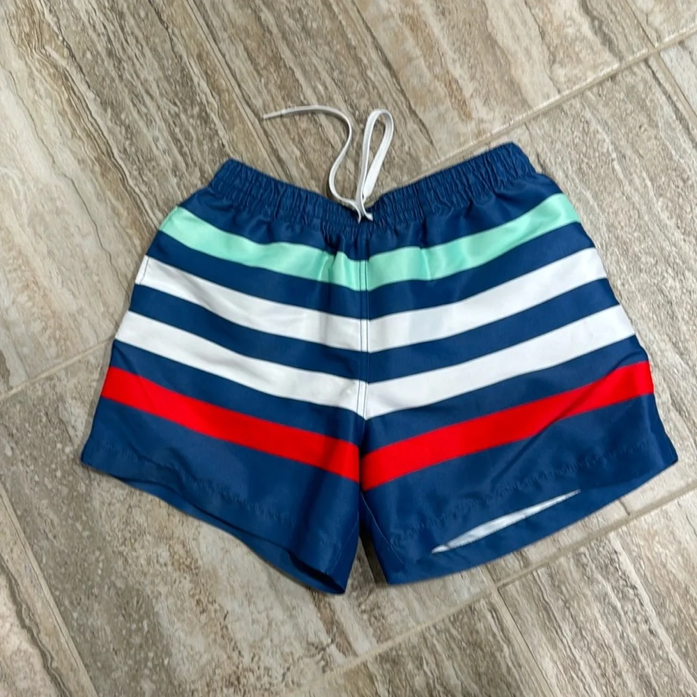 Chubbies Men’s Striped Swim Trunks Size Large